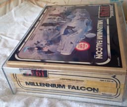 vintage star wars Super Rare Millennium Falcon Factory Sealed AFA 80 Kenner Jedi