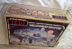 vintage star wars Super Rare Millennium Falcon Factory Sealed AFA 80 Kenner Jedi