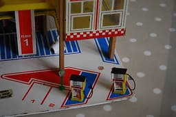 Vintage Wooden Toy Car Garage for display Corgi Dinky Matchbox Lesney Diecast