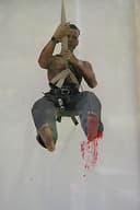 1:6th Custom Bruce Wllis John McClane Die Hard Figure with fire hose & diorama