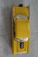 1957 Yellow Chevy Pro Street Hardtop 1:24 Scale Die Cast Danbury Mint