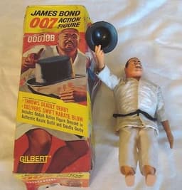 1965 Oddjob Action Figure From James Bond 007 Movie Goldfinger By Gilbert Co.