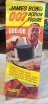 1965 Oddjob Action Figure From James Bond 007 Movie Goldfinger By Gilbert Co.