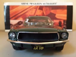 1968 \'BULLITT\' FORD MUSTANG 1:18 SCALE by AUTOart. HIGHEST QUALITY MOVIE CAR!