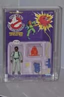 1986 VINTAGE KENNER REAL GHOSTBUSTERS WINSTON ZEDDMORE MOC YELLOW TEXT AFA 85