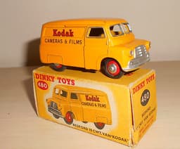 Boxed Dinky Toys DieCast 1/43 Scale #480 Bedford 10cwt \'Kodak\' Van 1954