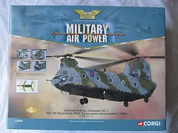 CORGI AVIATION ARCHIVE:AA34202 CHINOOK:RAF FALKLANDS DETATCHMENT: 1/72 DIECAST
