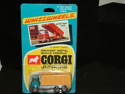CORGI JUNIORS WHIZZWHEELS DIECAST TOYS ORIGINAL CARD ERF TIPPER TRUCK No.48