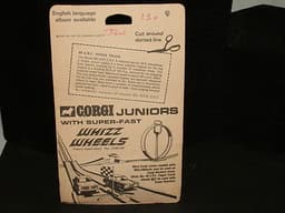 CORGI JUNIORS WHIZZWHEELS DIECAST TOYS ORIGINAL CARD ERF TIPPER TRUCK No.48