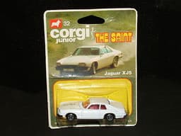CORGI JUNIORS WHIZZWHEELS MODEL DIECAST ORIGINAL CARD THE SAINT JAGUAR XJS No.32