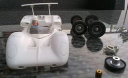 COX Chaparral 2 e very good body with wing Mag Wheels Slotcar 1/24 original