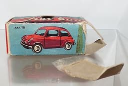 DCV12 - unusual Diecast - Mercury of Italy box ONLY for No. 18 Fiat 600