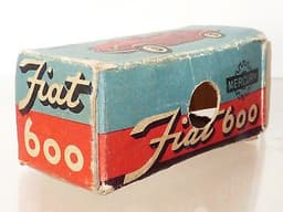 DCV12 - unusual Diecast - Mercury of Italy box ONLY for No. 18 Fiat 600