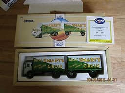 DIECAST CORGI BILLY SMARTS CIRCUS A.E.C MERCURY TRUCK & TRAILER