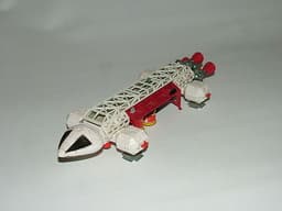 DINKY DIECAST TOYS SPACE 1999 TV SHOW EAGLE FREIGHTER No.360 + SPACE DRUMS