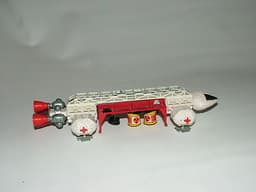 DINKY DIECAST TOYS SPACE 1999 TV SHOW EAGLE FREIGHTER No.360 + SPACE DRUMS