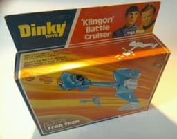 Dinky \'klingon\' battle cruiser (star trek) die cast 357 1977