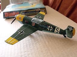 Dinky Toys diecast model Messerschmidtt B.f 109E boxed (WW2 German aeroplane)