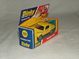 DINKY TOYS DIECAST NEW BOXED No.112 PURDEY\'S TRIUMPH TR7 TV SERIES AVENGERS 1:43
