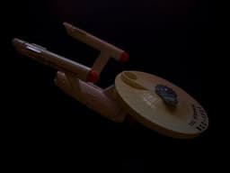 DINKY TOYS DIECAST STAR TREK USS 1701 ENTERPRISE SPACE SHIP No.358