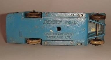 Dinky Toys GB Pre War ref 29c Double Decker Motor Bus DUNLOP ORIGINAL VERY RARE!