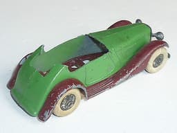 DINKY TOYS NO. 24E PRE-WAR ROVER STREAMLINED SALOON *12 LOUVRES* 1934 -VERY RARE