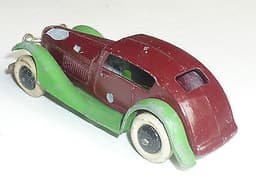 DINKY TOYS NO. 24E PRE-WAR ROVER STREAMLINED SALOON *13 LOUVRES* 1934 -VERY RARE
