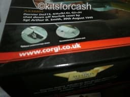 DORNIER DO215 SHOT DOWN NORFOLK COAST CORGI DIECAST 1:72 AA38804 RARE ISSUE