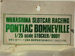 HASEGAWA/WARASINA JAPAN "PONTIAC BONNEVILLE" SLOT CAR BODY KIT 1/25