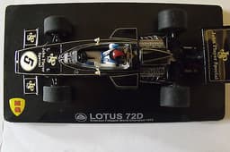 LOTUS 72D EMERSON FITTIPALDI WORLD CHAMPION 1972 SLOT CAR FROM MG VANQUISH