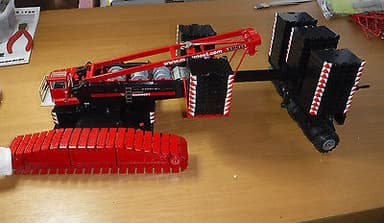 Mammoet Liebherr LR 1750 crawler crane diecast model