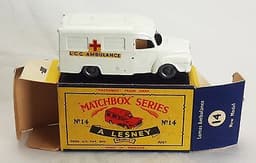 Matchbox Regular Wheels No.14c Bedford Lomas Ambulance #8