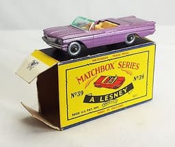Matchbox Regular Wheels No.39b Pontiac Bonneville Convertible # 26