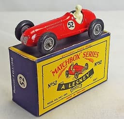 Matchbox Regular Wheels No.52a 1948 Maserati 4CLT Racing Car -# 39