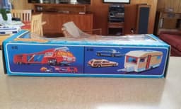Matchbox Super Kings K-23 Low Loader with Bulldozer, mint and boxed