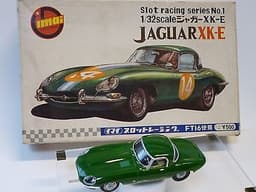 OLD IMAI "JAGUAR XK-E 1962" SLOT CAR RTR 1/32 with BOX