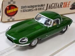 OLD IMAI "JAGUAR XK-E 1962" SLOT CAR RTR 1/32 with BOX