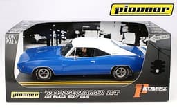 PIONEER SLOT CAR 1968 DODGE CHARGER R/T BLUE METALLIC SCALEXTRIC DPR NEW IN BOX