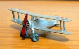 PRE WAR DINKY TOYS GLOSTER GLADIATOR BIPLANE No 60p (no cast name)