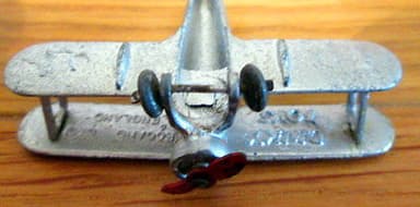 PRE WAR DINKY TOYS GLOSTER GLADIATOR BIPLANE No 60p (no cast name)