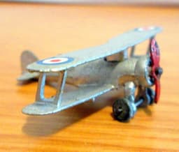 PRE WAR DINKY TOYS GLOSTER GLADIATOR BIPLANE No 60p (no cast name)