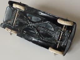 Pre war French Dinky 24f Sportsmans Coupe with white \'Dunlop\' tyres.