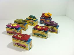 RARE LESNEY MOKO MATCHBOX SUPERFAST TRANSITIONAL LOT 7x 36 68 45 31 67 37 38 MIB