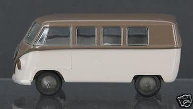 RARE TEKNO #409 VW VOLKSWAGEN VAN TYPE 1 KLEINBUS BROWN 2 TONES ORIGINAL