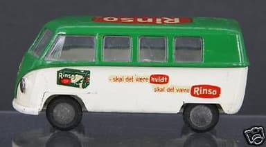 RARE TEKNO #409 VW VOLKSWAGEN VAN TYPE 1 KLEINBUS RINSO