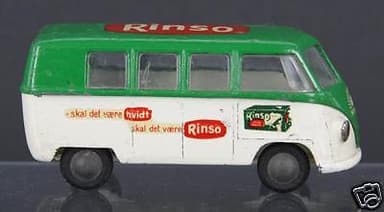 RARE TEKNO #409 VW VOLKSWAGEN VAN TYPE 1 KLEINBUS RINSO