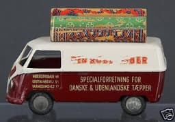 RARE TEKNO #413 VW VOLKSWAGEN VAN TYPE 1 DEN RODE LOBER ORIGINAL
