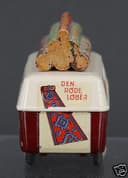 RARE TEKNO #413 VW VOLKSWAGEN VAN TYPE 1 DEN RODE LOBER ORIGINAL