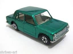 Rare Vintage POLISTIL Fiat 124 Diecast Car Model Italy RJ14 1970\'s Politoys