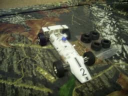 scalextric 60s LOTUS C8 INDIANAPOLIS: RARE WHITE COLLECTORS EXAMPLE